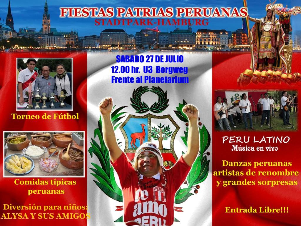 Peruanisches Fest im Stadtpark Hamburg am 27.07.2013