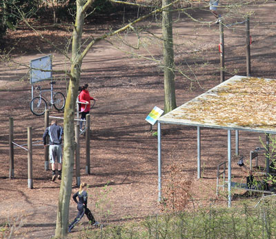 Outdoor-Fitness-Parcours im Stadtpark Hamburg