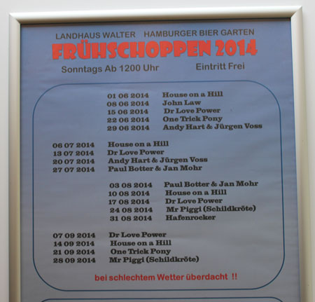 Hamburger Biergarten Frühschoppen 2014